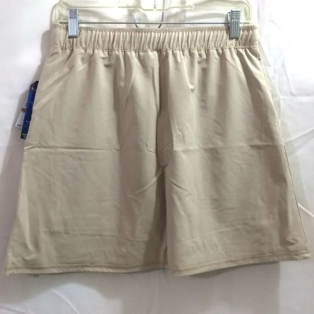 NEW Nautica Girls 12.5 Plus Beige School Uniform Skort NWT Stretch Scooter